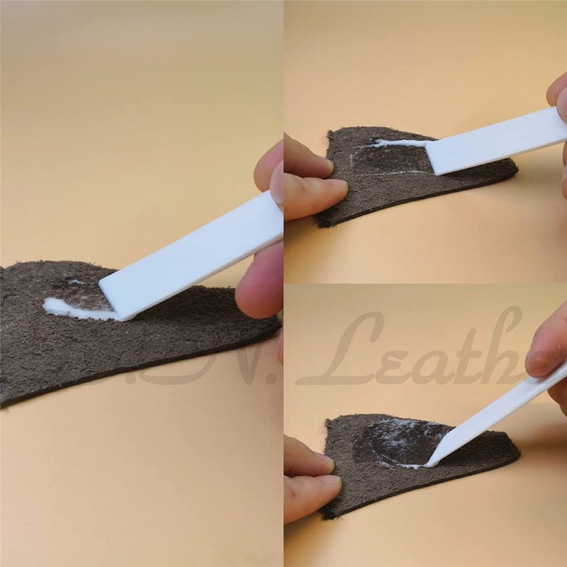 Chiloskit 3 Pcs Plastic Glue Smear Sticks Applicator Glue Spreaders Handmade DIY Leather Craft Tool - Image 4